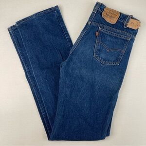 Vintage Levi's 517 Orange Tab Jeans Label Size 34 x 38 Made in USA